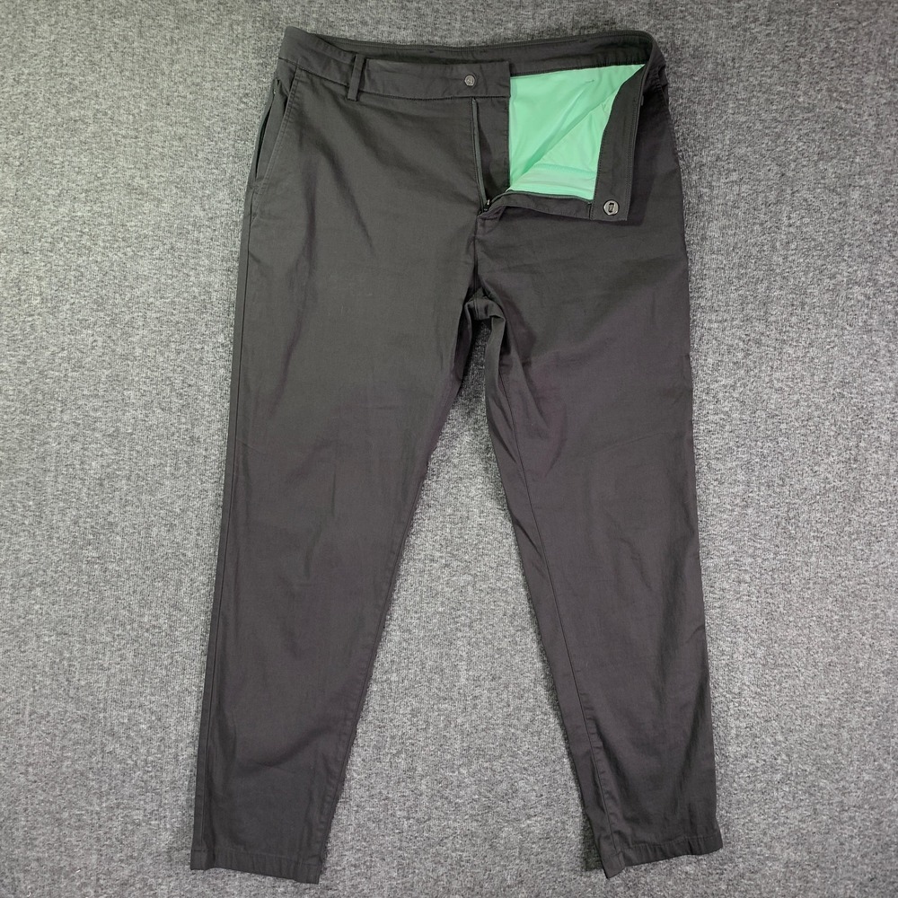 Birddogs Lined Pants 34x29 Gray Performance Stretch Athleisure Chino